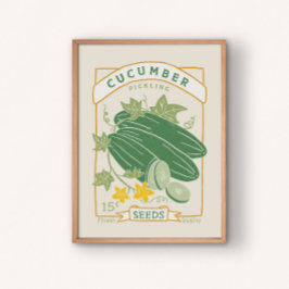 Poster av gurka (plockning)