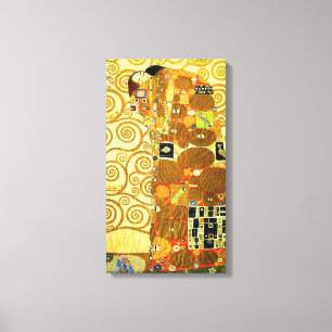 Poster av Gustav Klimt Fulfillment Canvas
