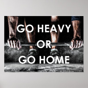 Poster av Gym Weights Training Fitness Motivationa