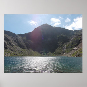 Poster av häftande monteringsfäst Snowdon Photo