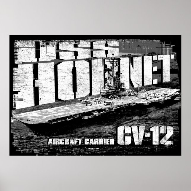 Poster av hangarfartyg (Framsidan)