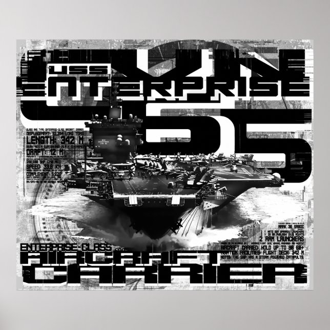 Poster av hangarfartyg - företag (Framsidan)