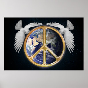 Poster av harmony World Peace Globe World Earth Do