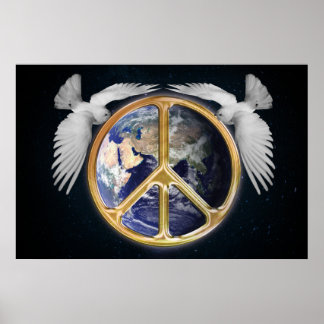 Poster av harmony World Peace Globe World Earth Do