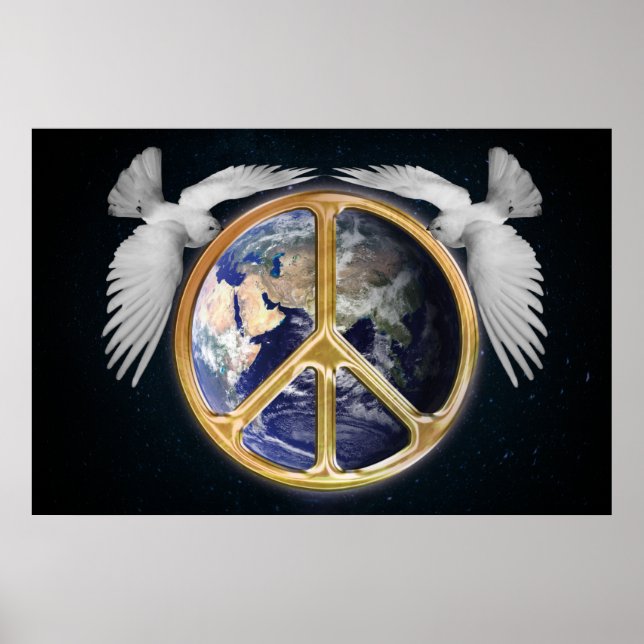 Poster av harmony World Peace Globe World Earth Do (Framsidan)