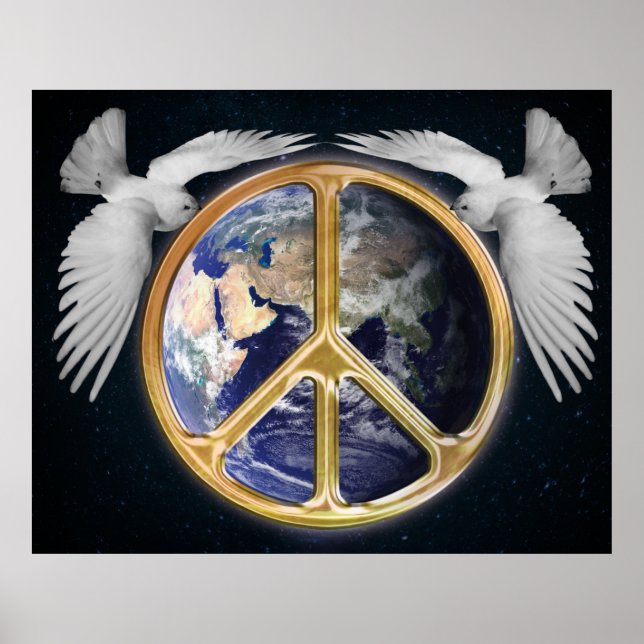 Poster av harmony World Peace Globe World Earth Do (Framsidan)