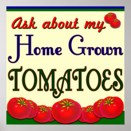 Poster av hemodlad Tomato Gardener Sayed