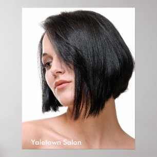 Poster av honmodell Hair Salon