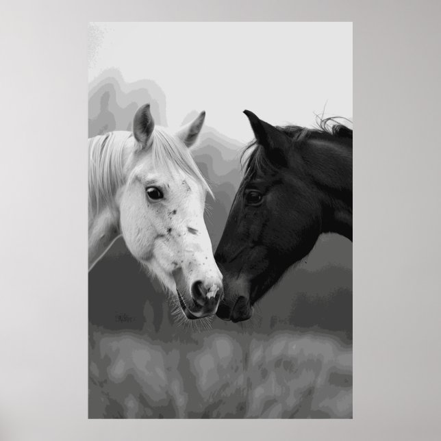 Poster av Horse Lover Friends Photographic Art (Framsidan)