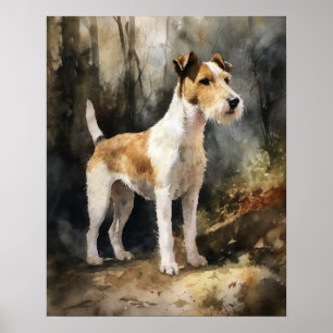 Poster av Hund av kabelfox-terrier