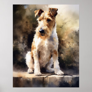 Poster av Hund av kabelfox-terrier