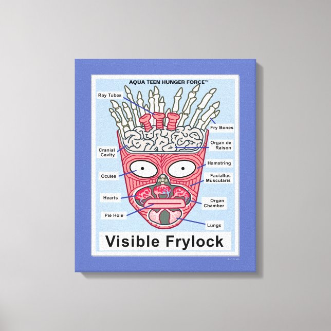Poster av Hungrig Tvinga Visible Frylock Tonåring  Canvastryck (Framsida)