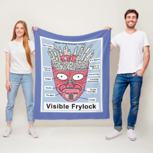 Poster av Hungrig Tvinga Visible Frylock Tonåring  Fleecefilt