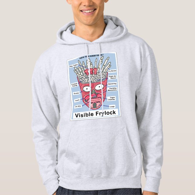 Poster av Hungrig Tvinga Visible Frylock Tonåring  Hoodie (Framsida)