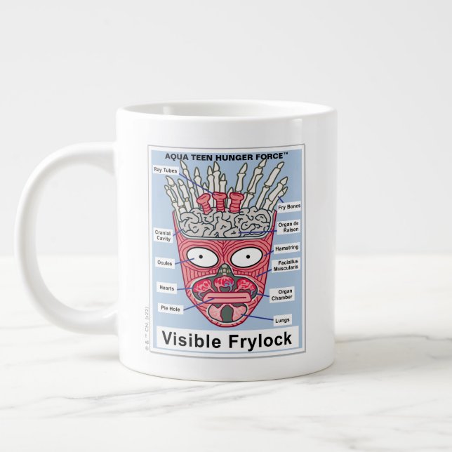 Poster av Hungrig Tvinga Visible Frylock Tonåring  Jumbo Mugg (Vänster)