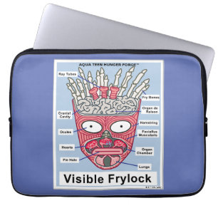 Poster av Hungrig Tvinga Visible Frylock Tonåring Laptop Fodral