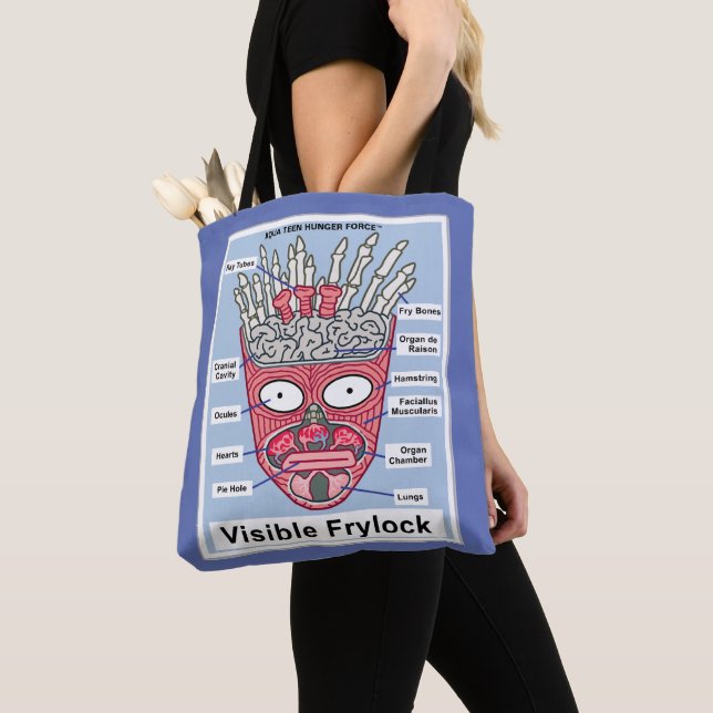 Poster av Hungrig Tvinga Visible Frylock Tonåring  Tygkasse (Närbild)