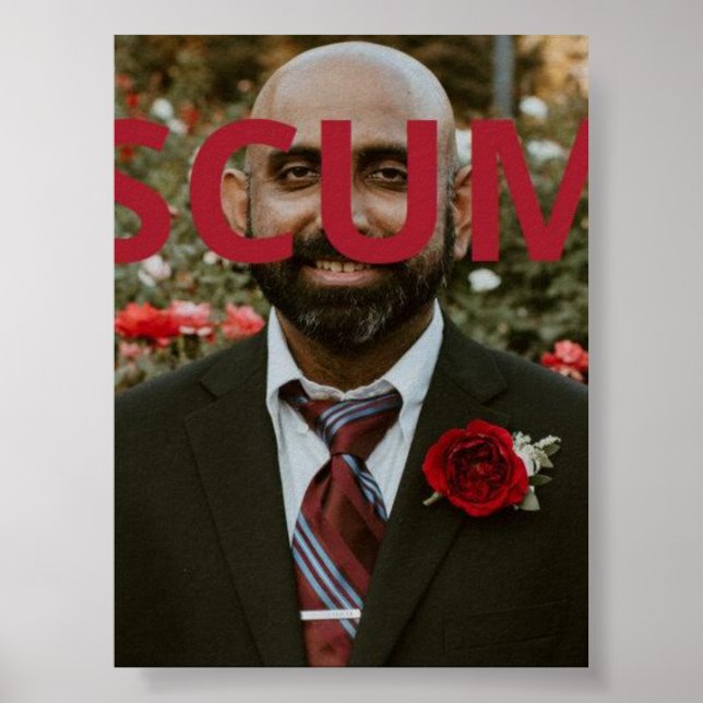 Poster av indisk disksäck (Framsidan)