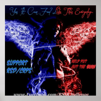 poster av information om rsd/crps