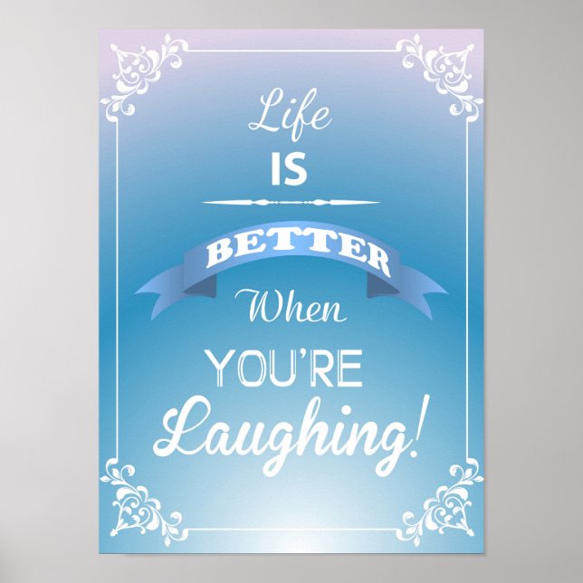 Poster av inspirationcitattypografi (Framsidan)