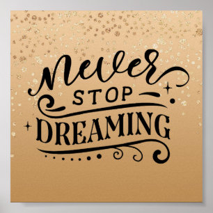 Poster av inspirationsoffert för guld-spektrum