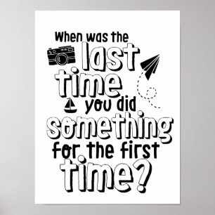 Poster av inspirationstid för Äventyr-resor