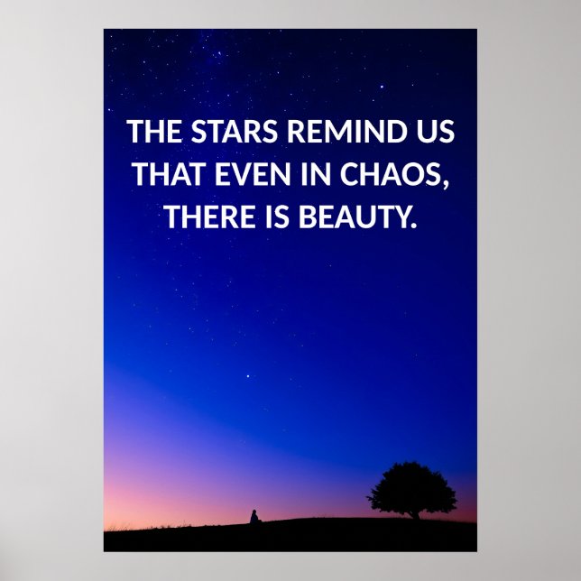 Poster av inspirationstypografi av väggkonst (Framsidan)