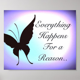 poster av inspirerande citattecken för söt