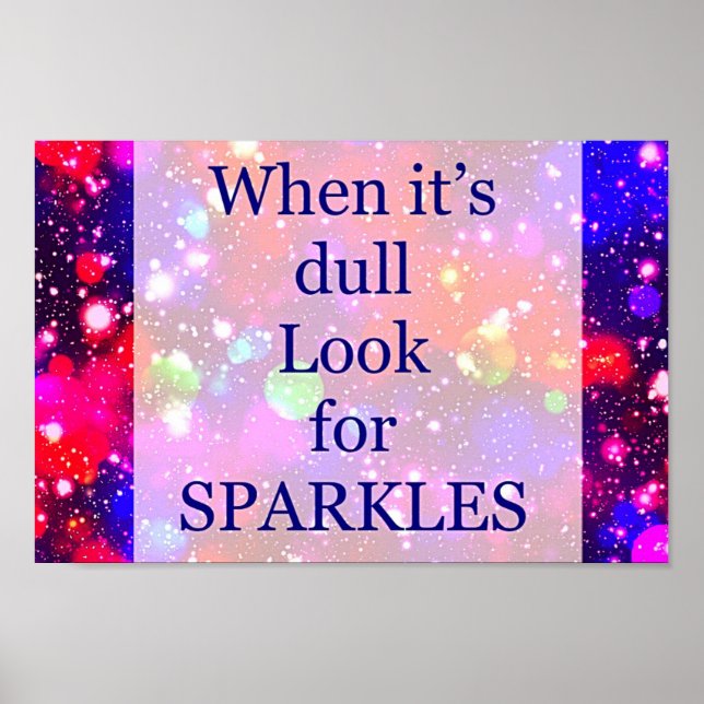 poster av inspirerande citattecken för söt (Framsidan)