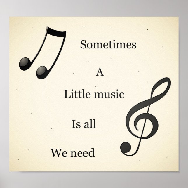 poster av inspirerande citattecken för söt (Framsidan)