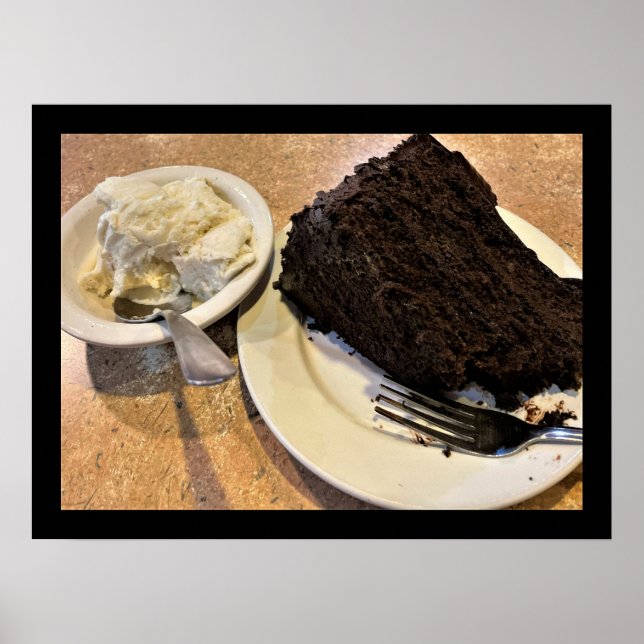 Poster av iskräm och kummel (Framsidan)