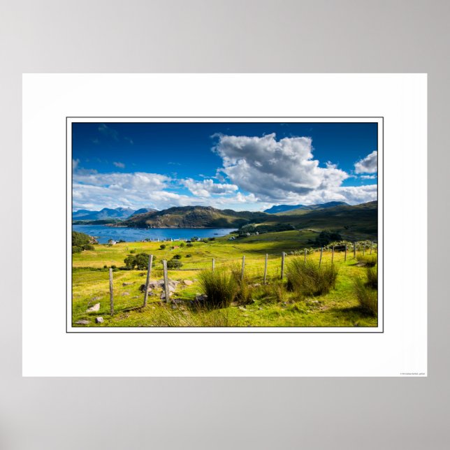 Poster av Isle of Skye i Skottland (Framsidan)