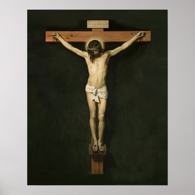 Poster av Jesus Crucifixion Kor Skriv ut (Framsidan)