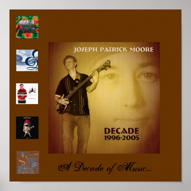 Poster av JPM:s minnesårtionde (Framsidan)