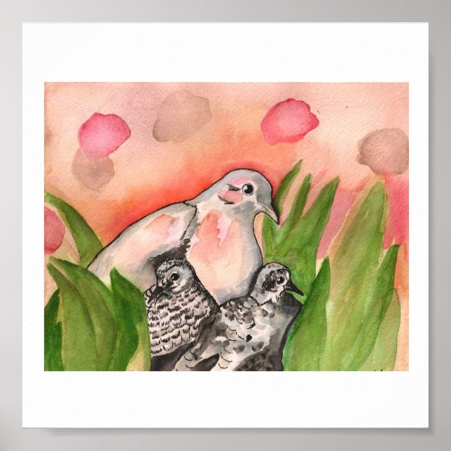 Poster av kapningsduvor (Framsidan)