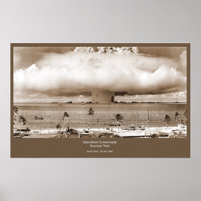 Poster av kärnvapenprov (Framsidan)