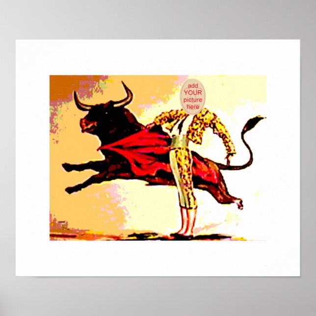 Poster av kassavalvsnitt för bullfighter Carnival  (Framsidan)