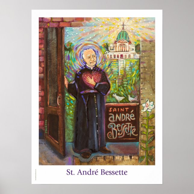 Poster av katolska klassrummet St. Andre Bessette (Framsidan)
