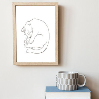 Poster av kattstreck