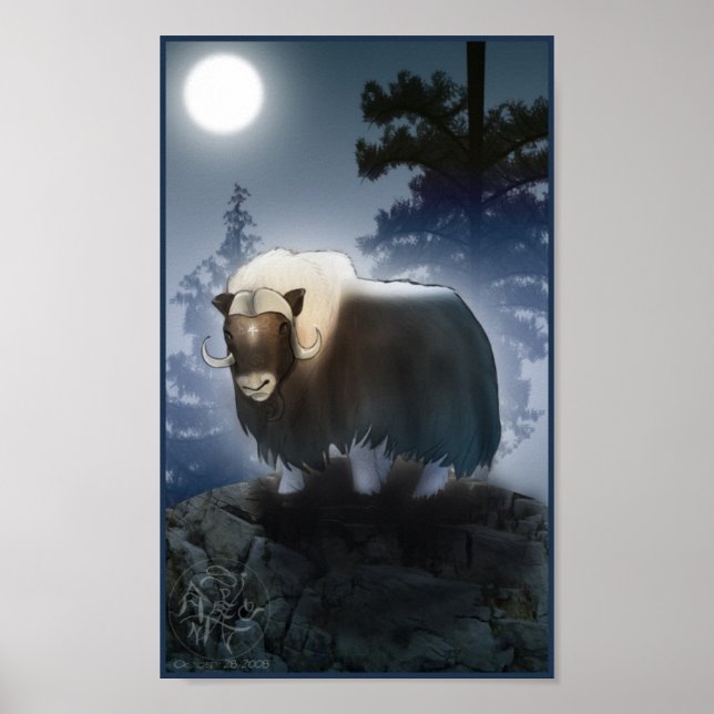 Poster av kinesisk zodiakox (Framsidan)