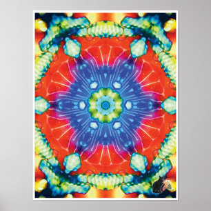 Poster av Kinetic Collage Kaleidoscope