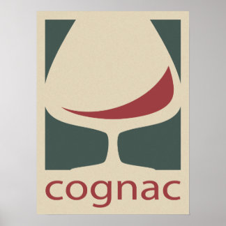 Poster av konjak