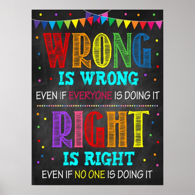 Poster av konsekvensklassrum (Framsidan)