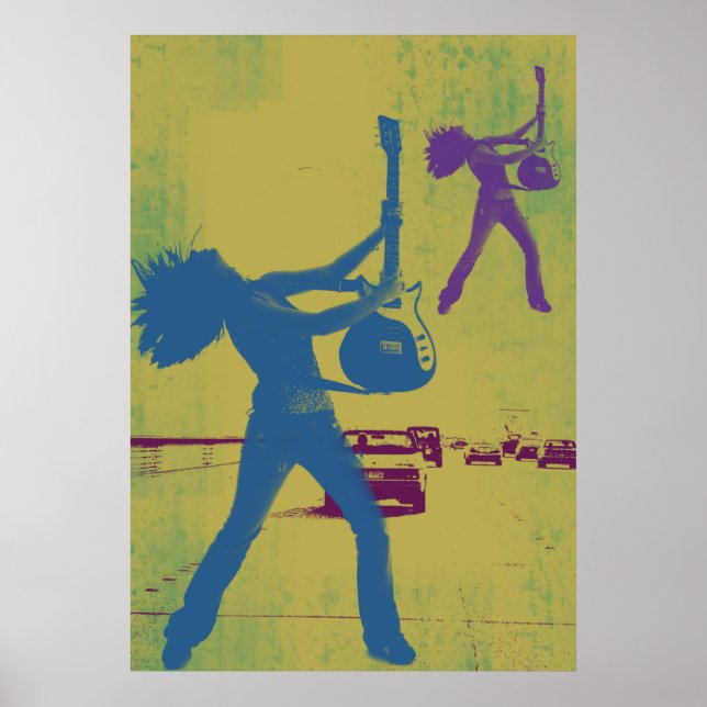 Poster av körbana (Framsidan)