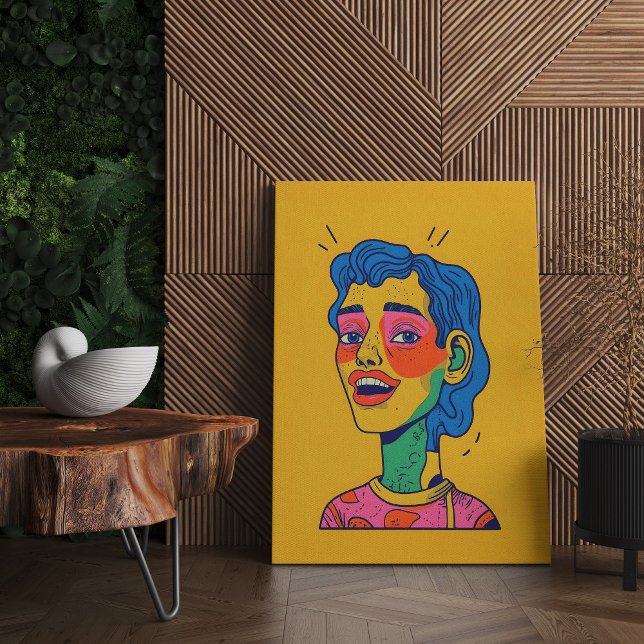 Poster av Kreativet MurArt (Joy and happiness wall art design)