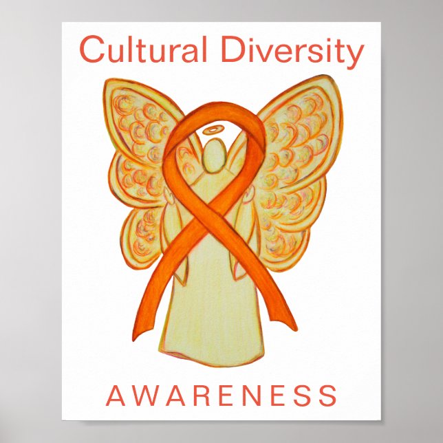 Poster av "kulturell mångfald - medvetandegrad" (Framsidan)