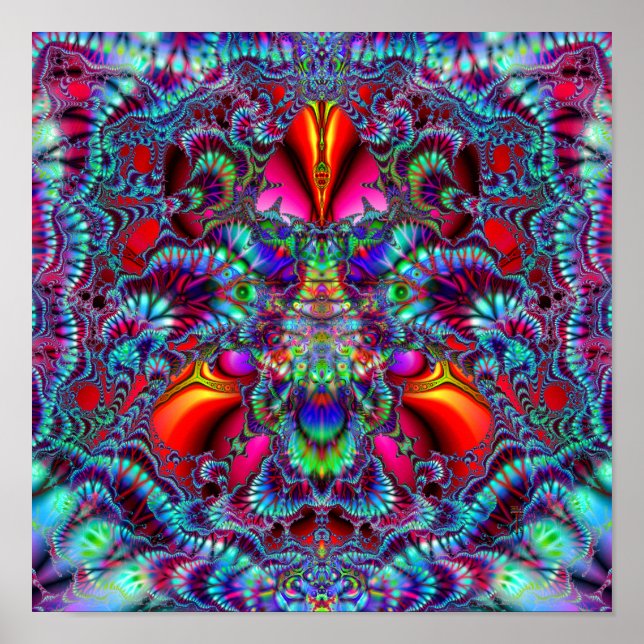 Poster av kung-utskrift (12 x 12 tum) (Framsidan)