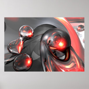 Poster av kvicksilverStigning Abstrakt