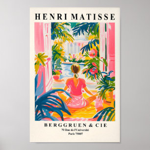 Poster av kvinnor, meditation Wall Art, Mati