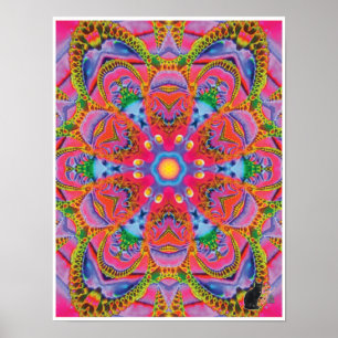 Poster av kvorum Kinetic Collage Kaleidoscope